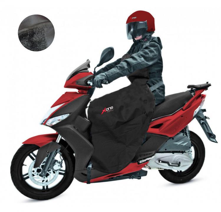 Coprigambe Felpato Impermeabile Universale per Moto e Scooter Sh Beverly T-Max X-Adv ecc..