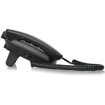 BRONDI TELEFONO FISSO ANZIANI TASTI GRANDI VIVAVOCE SOS LED CASA BRAVO 90 -NERO
