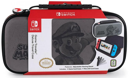 Nintendo Switch Bigben Hard Carrying Case Super Mario Limited Grey