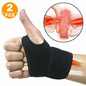 PAIR 2 ELASTIC WRISTBAND WRIST BRACE ORTHOPEDIC SUPPORT TENDINITIS SPRAIN