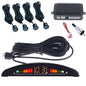 4 Parking Sensor Kit for Cars and RVs, LED Display, Audible, Paintable