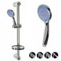 Multi-Jet Shower Head + Adjustable Shower Slide Rail with Soap Dish