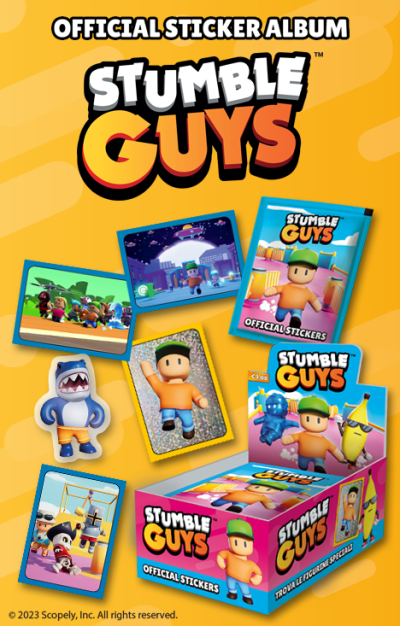 Diramix Stumble Guys 5 Figuren (1 Beutel) Offizielle Sticker Sammlung 2024