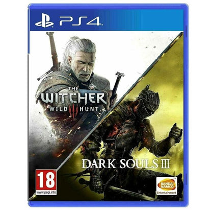 The Witcher 3 Wild Hunt + Dark Souls 3 PS4 Compilation 2 Discs PlayStation 4 Ita