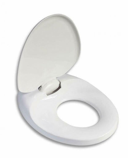 Toilettensitz mit Adapter und Reduzierstück für Kinder, WC-Sitz mit Absenkautomatik