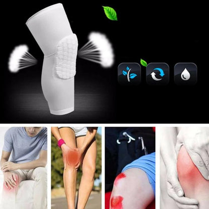 Kniebandage Elastischer Kniegurt Bequeme Kompressionsorthese Schutz (L)