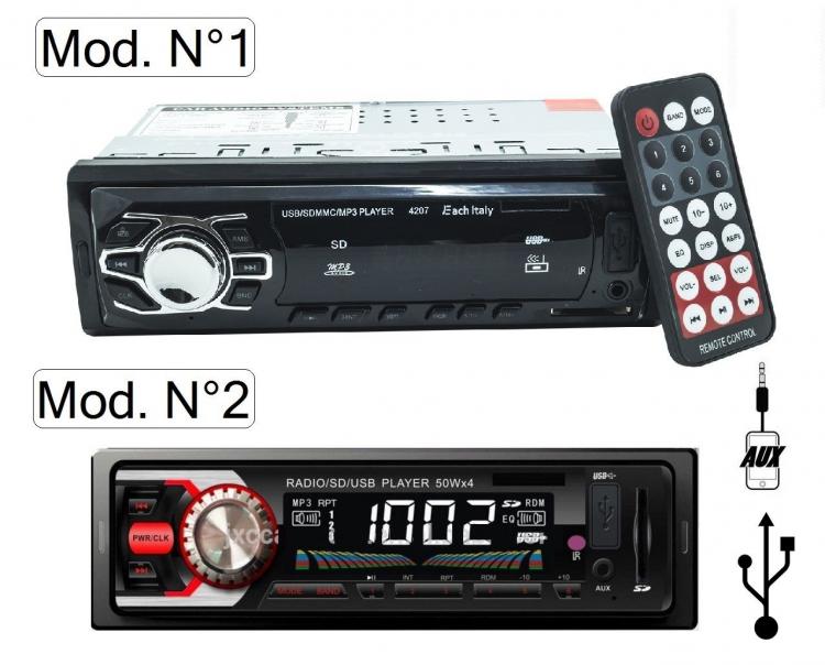 AUTORADIO FM STEREO AUTO MP3-PLAYER USB SD-KARTE AUX-EINGANG WMA RADIO 4104