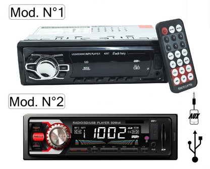 AUTORADIO FM STEREO AUTO MP3-PLAYER USB SD-KARTE AUX-EINGANG WMA RADIO 4104