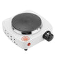 Mini Electric Stove 500W Adjustable Cast Iron Hot Plate Travel Camping White