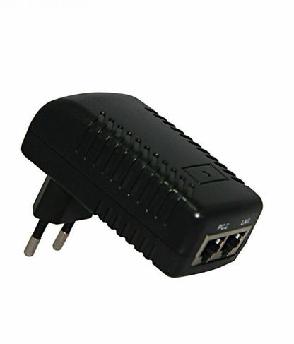 ALIMENTATORE POE 48V 1a ETHERNET ADATTATORE LAN PER PHONE IP TELECAMERA ANTENNE