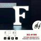 F Letter LED Decorative Battery-Operated Christmas Light for Decorations White Light