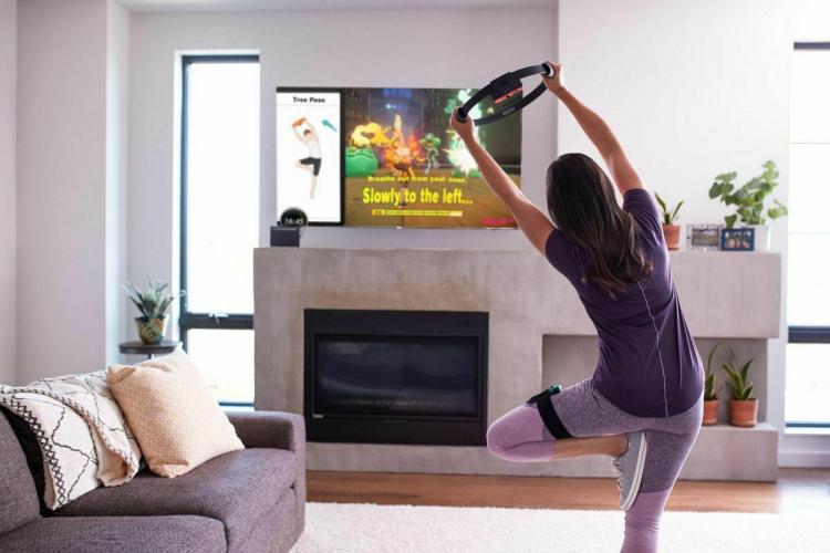 Ring Fit Adventure Nintendo Switch Fitness-Videospiel Komplett Deutsch