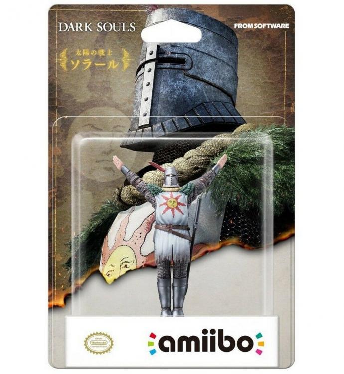 AMIIBO SOLAIRE OF ASTORA STATUA DARK SOULS REMASTERED NINTENDO ACTION FIGURE