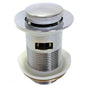 Clickclack Pop-Up Waste 1/4 Sink Basin Bidet Chrome Push Plug