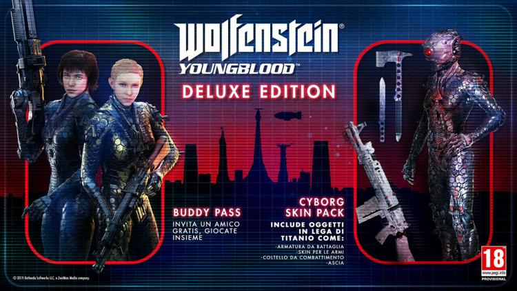 Wolfenstein Youngblood - Deluxe Edition PS4 PlayStation 4 Spiel Deutsch Neu