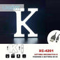 Letter K LED Decorative Battery-Operated Christmas Light for Decorations White Light