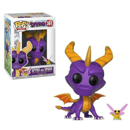 Funko Pop! Games Spyro The Dragon – (361) Spyro & Sparx Vinyl Spielfigur 9cm