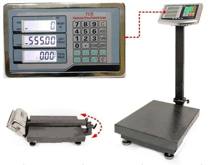Elektronische Waage 150kg Digitalanzeige Professioneller Stahl