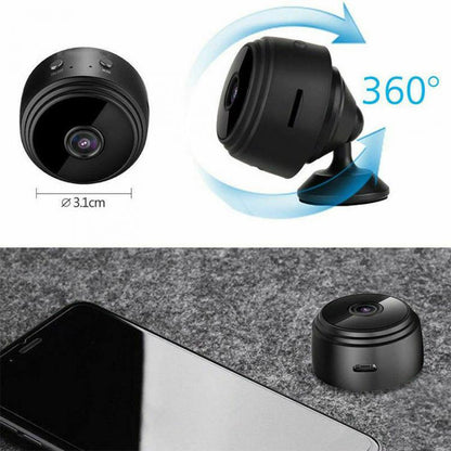 Mini Spy Camera Micro Camera IP Wifi Hidden Infrared Magnet Battery Powered
