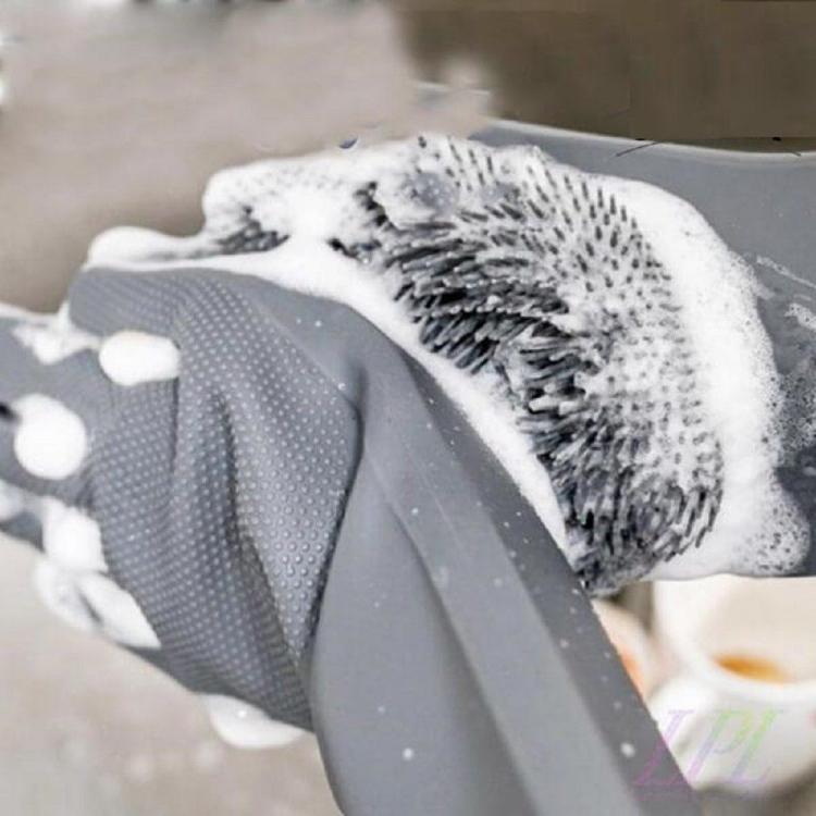 Better Glove Geschirrspülhandschuhe aus Silikon, Schwamm, Bürste zum Waschen für Auto, Haushalt