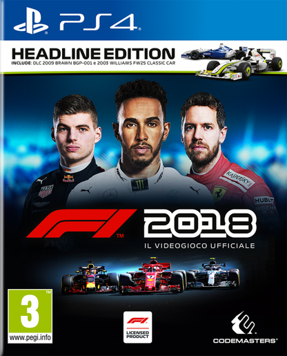 F1 2018 - Headline Edition PS4 Videospiel Deutsch Formula 1 Playstation 4 2019