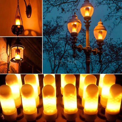 LED-Flammenlampe E27 Flackerlicht Feuer Flammeneffekt