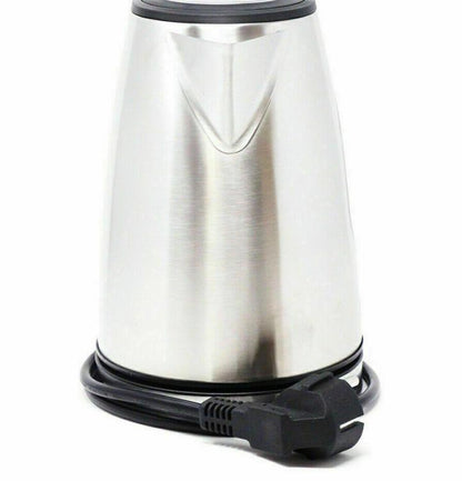 Elektrischer Wasserkocher 2L aus Edelstahl 1500W zum Erhitzen von Getränken, Milch, Wasser, Kräutertees, Tee
