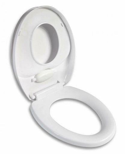 Toilettensitz mit Adapter und Reduzierstück für Kinder, WC-Sitz mit Absenkautomatik