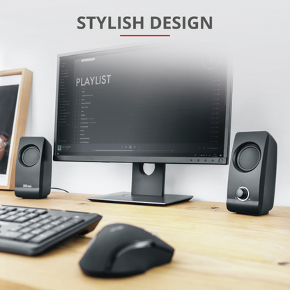 Trust Remo Speaker 2.0 PC-Lautsprecher Audio Set Stereo-Desktop-Lautsprecher USB 16W