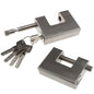 Armored Anti-Burglary Hardened Steel Padlock Gate Latch 94mm