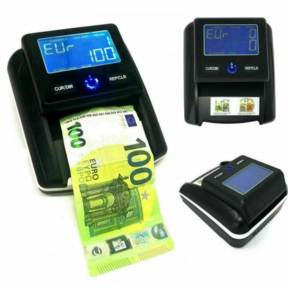 Verifica Conta Rilevatore Banconote False Portatile Professionale Rileva Soldi