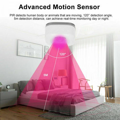 PIR-WLAN-Smart-Bewegungssensor Infrarot Drahtlos Bewegungsmelder Alarm