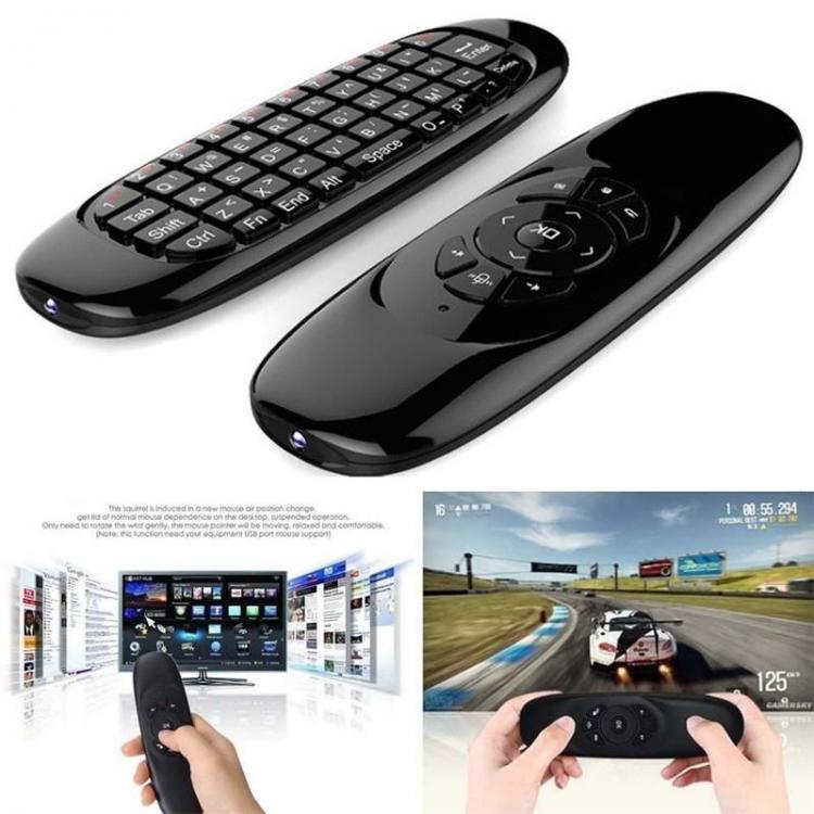 Air Mouse Fernbedienung Mini Tastatur WLAN Wireless 2.4Ghz PC Android Smart TV Box