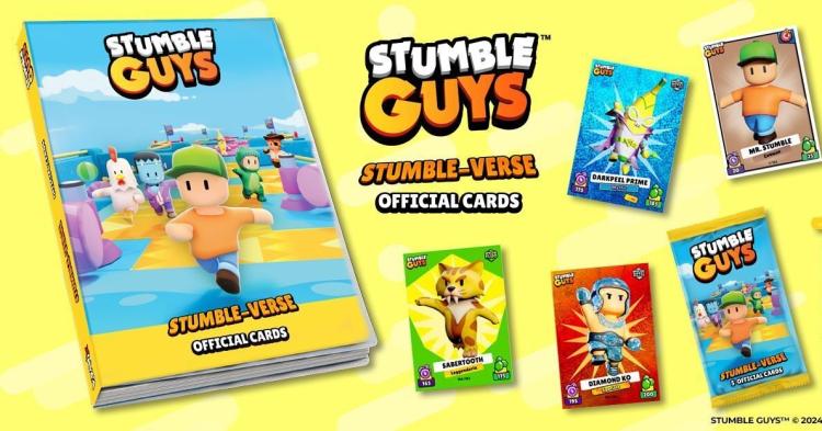 Stumble Guys Album Cards Stumble-Verse Sammelmappe + 1 Booster + Magazin 2024