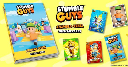 Stumble Guys Album Cards Stumble-Verse Sammelmappe + 1 Booster + Magazin 2024