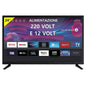 Sinudyne Smart TV LED 24" 12V HD DVB-T2/S2 HDMI SCART Hotel Camper Boat