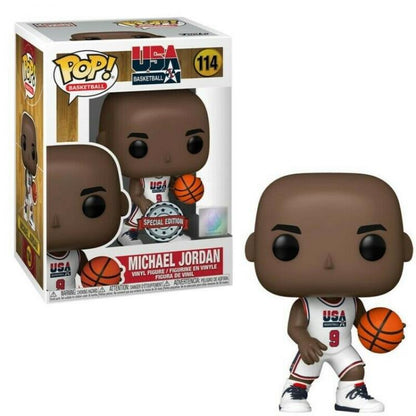 Funko Pop Michael Jordan Special Edition 114 Vinyl Statuetta Basket Nba Team Usa