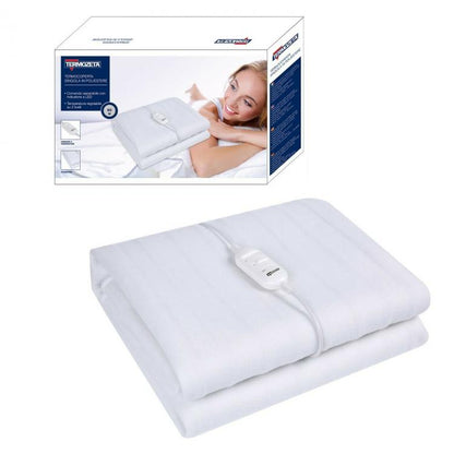 Termozeta elektrische Heizdecke, Einzelbett, Schutzhülle Polyester, 60 W, LED-Heizung