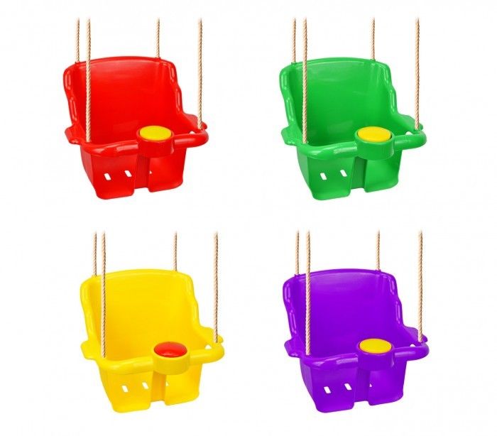 Schaukel-Kindersitz für Babys und Kleinkinder mit Hupe, Fallschutz, Outdoor, Garten