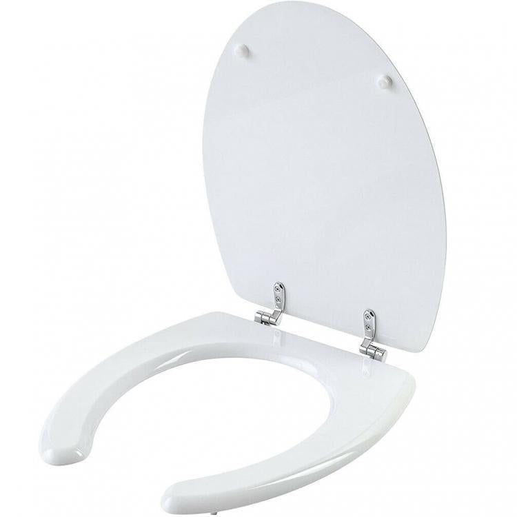 COPRIWATER COPRI WATER SEDILE WC BAGNO PER DISABILI APERTURA CENTRALE LEGNO MDF