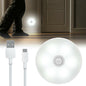 Rechargeable USB 6W LED Lamp with Motion Sensor, Cool White 6500K |T80F