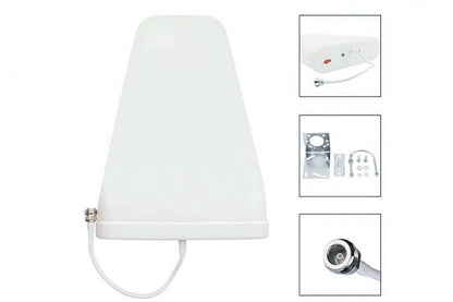 Kit Ripetitore Di Segnale Amplificatore Booster Antenna Gsm Dcs 4G Universale
