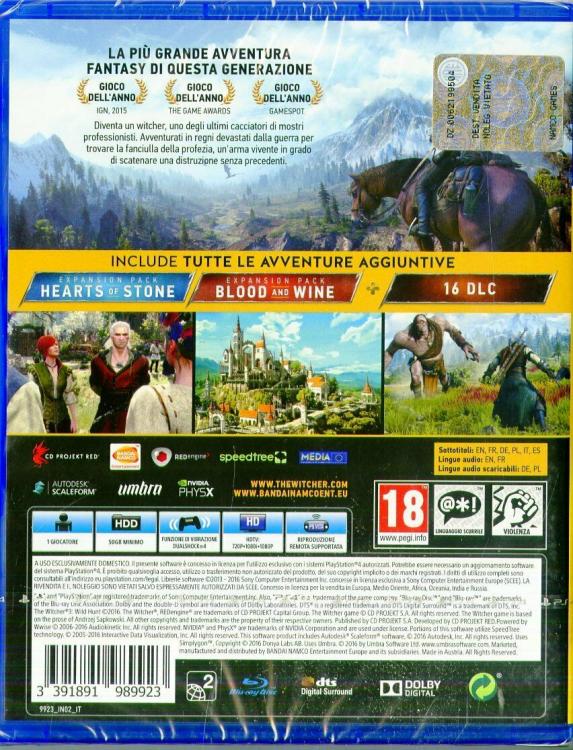 The Witcher 3 Wild Hunt - Goty Edition PS4 Deutsch Playstation 4 Spiel PAL DE
