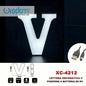 Letter V LED Decorative Battery-Operated Christmas Light for Decorations White Light