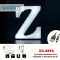 Letter Z LED Decorative Christmas Battery Powered Light For Decorations White Light