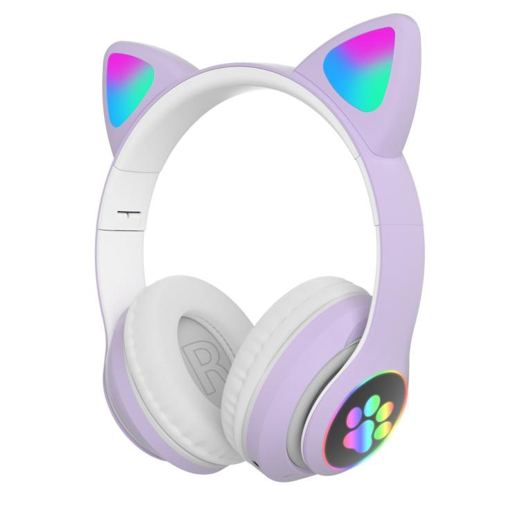 Kabelloses Bluetooth Gaming Headset LED Katzenohren iPhone Smartphone