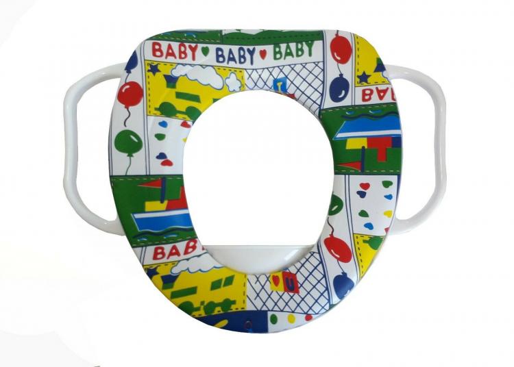 Riduttore Wc con Maniglie per Bambini Sedile Morbido Copriwater Water 59783