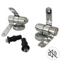 Toilet Hinges Universal Toilet Seat Supports with Soft Close Damping