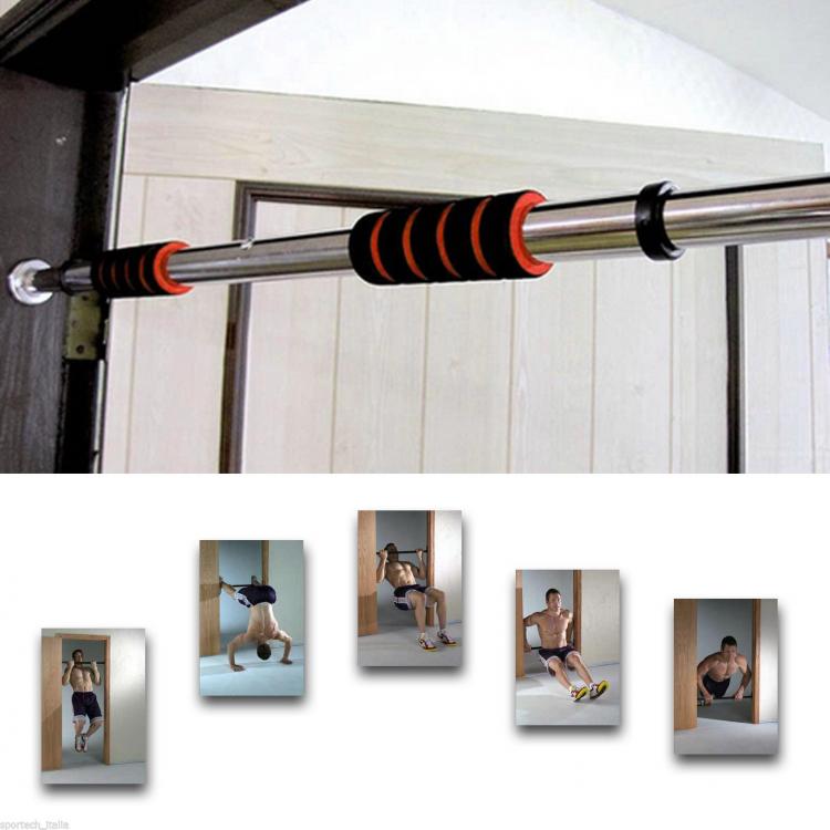 Klimmzugstange für Türrahmen 60-100cm Tür-Rückenstange Wandtraining