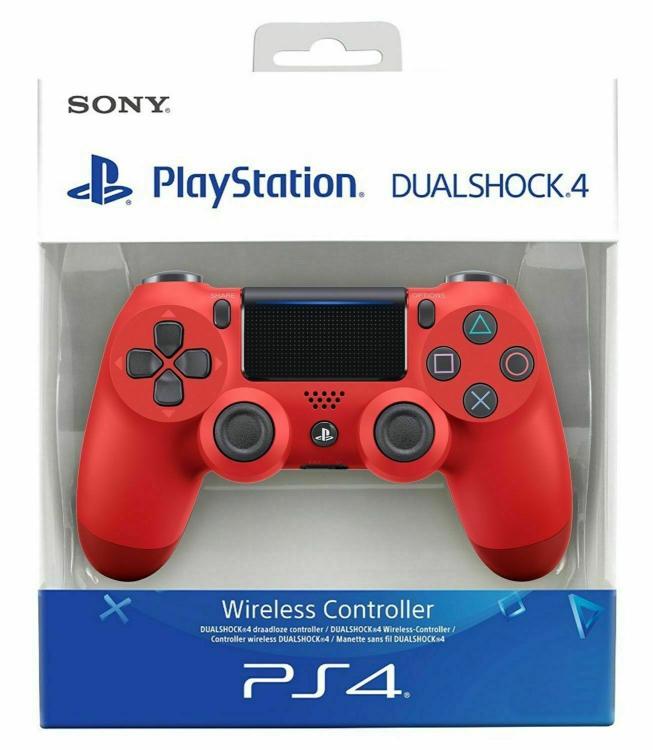 CONTROLLER SONY DUALSHOCK 4 WIRELESS V2 MAGMA RED PS4 ROT PLAYSTATION 4 NEU
